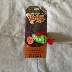 Watchover Voodoo Pisces Keychain with Green and Red Details